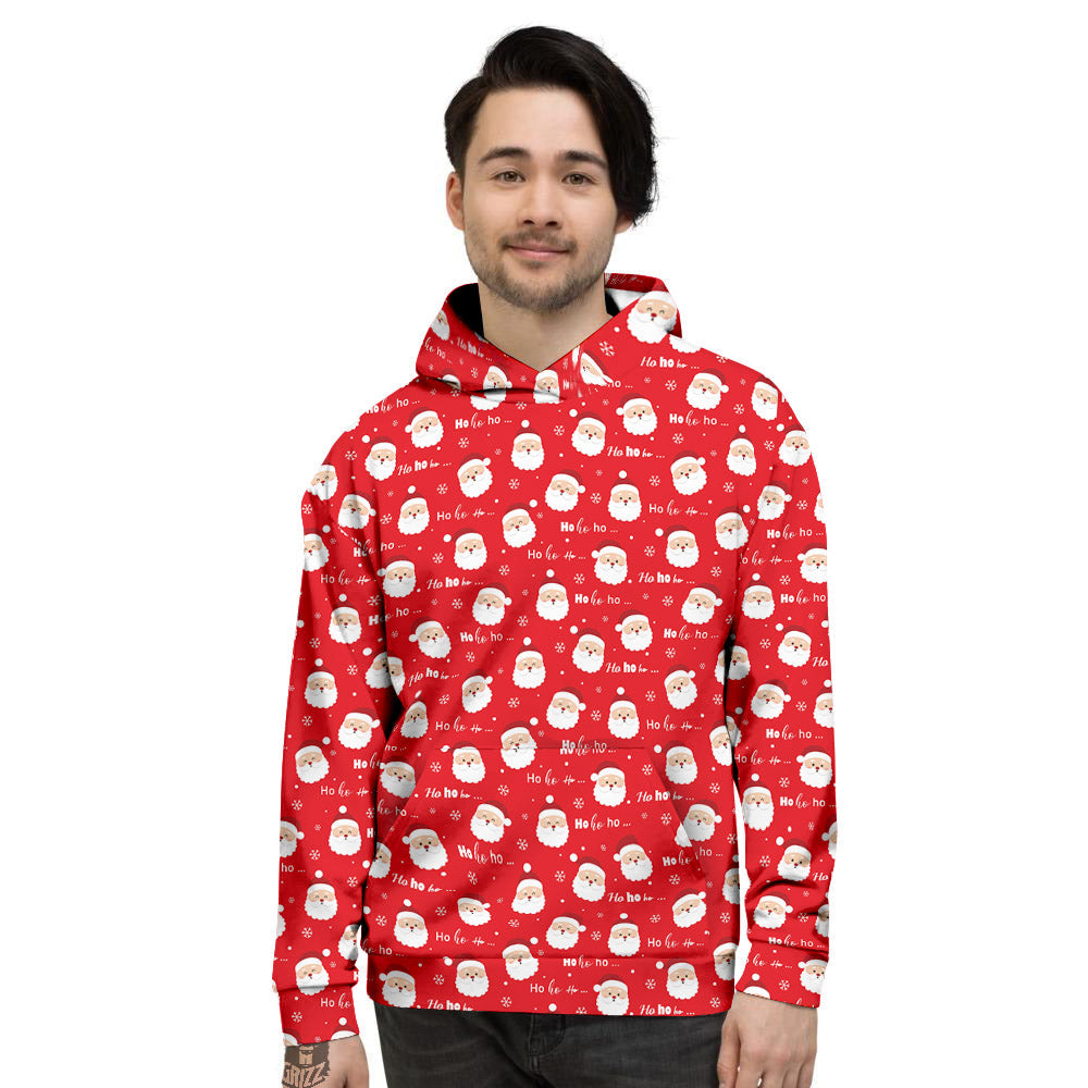 Santa Claus Christmas Print Pattern Men's Hoodie-grizzshop