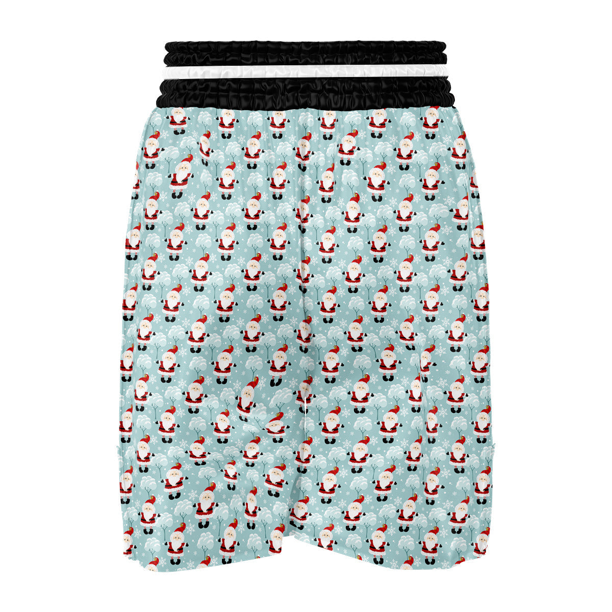 Santa Claus Cute Print Pattern Boxing Shorts-grizzshop