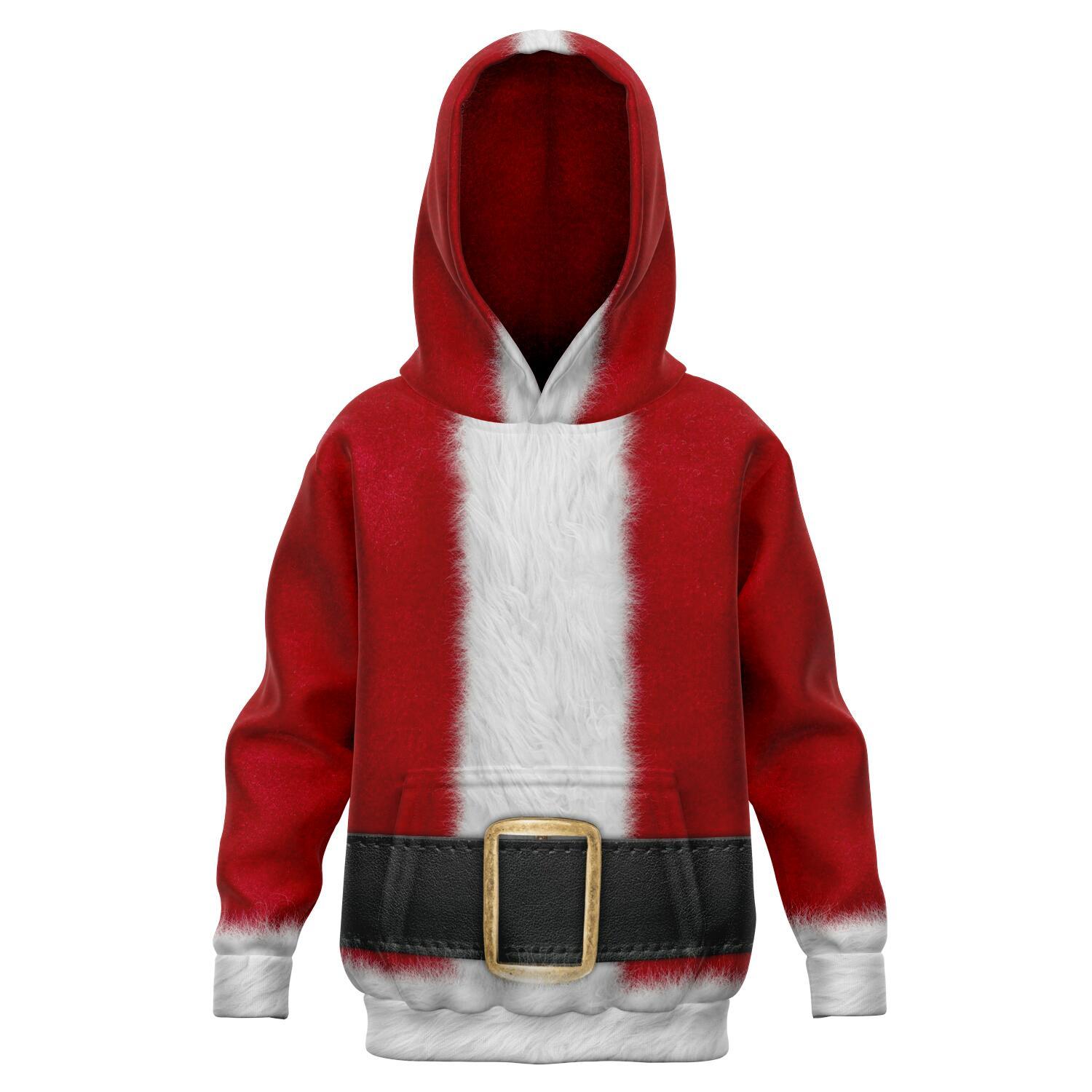 Santa Claus Ugly Christmas Pullover Hoodie-grizzshop
