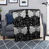 Satanic Demon Gothic Witch Blanket-grizzshop