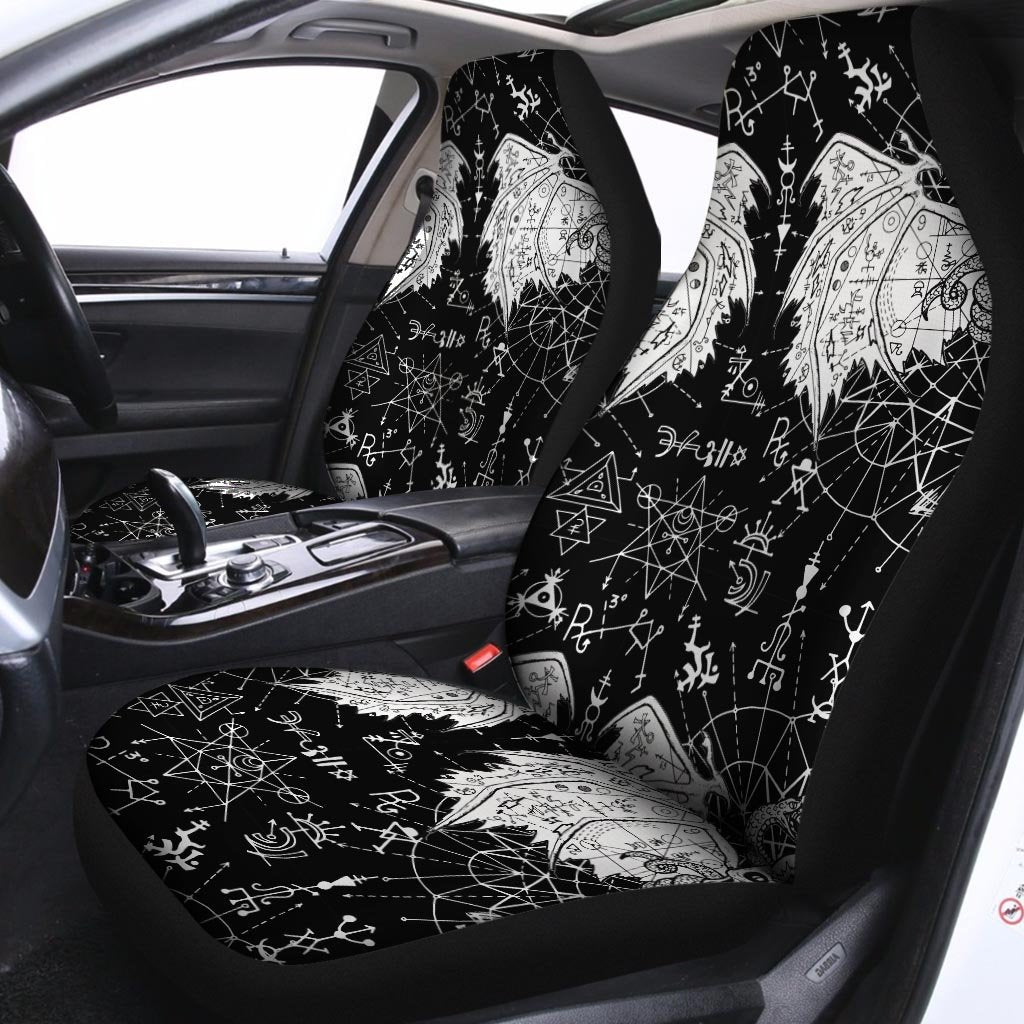 Satanic Demon Gothic Witch Car Seat Covers-grizzshop