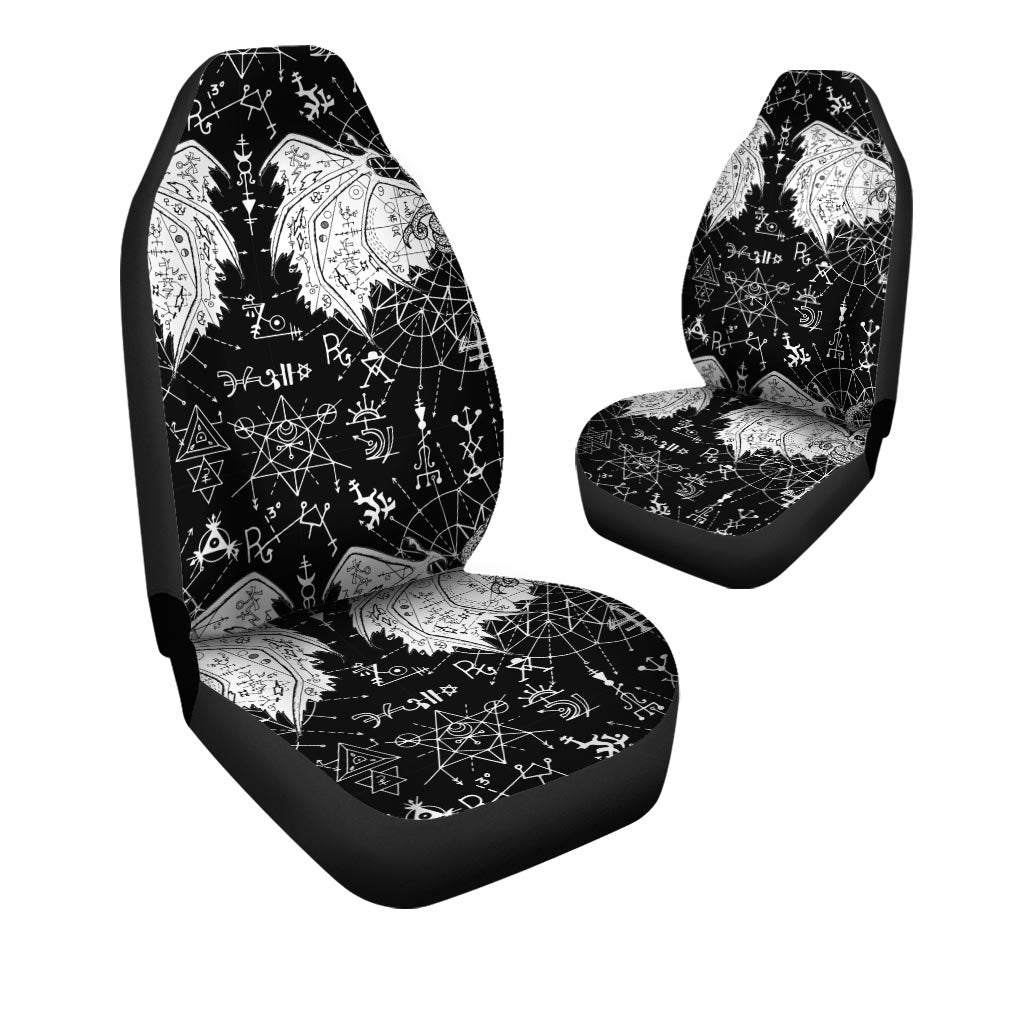 Satanic Demon Gothic Witch Car Seat Covers-grizzshop