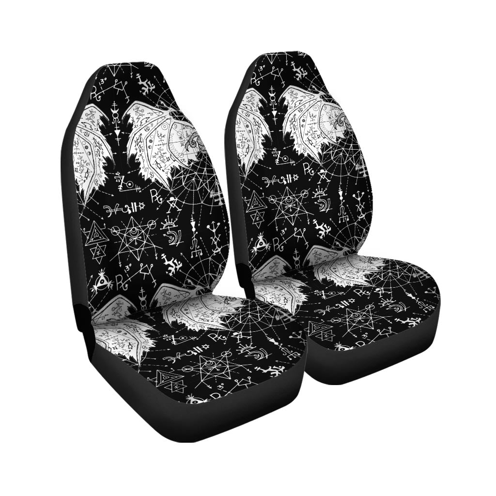 Satanic Demon Gothic Witch Car Seat Covers-grizzshop