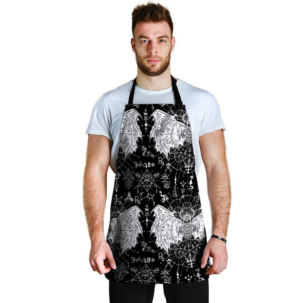 Satanic Demon Gothic Witch Men's Apron-grizzshop