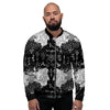 Satanic Demon Gothic Witch Men's Bomber Jacket-grizzshop