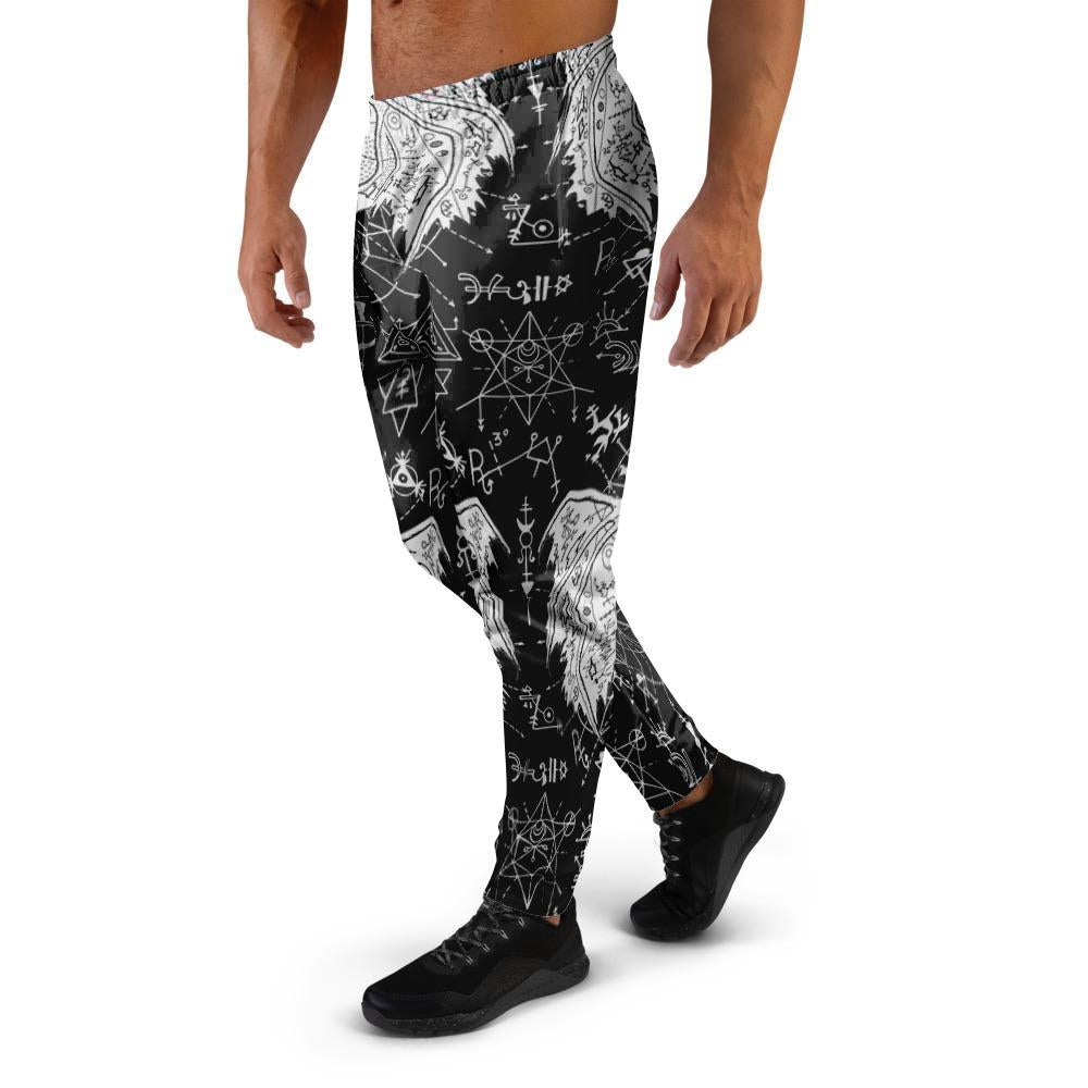 Satanic Demon Gothic Witch Men's Joggers-grizzshop
