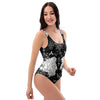 Satanic Demon Gothic Witch One Piece Swimsuite-grizzshop