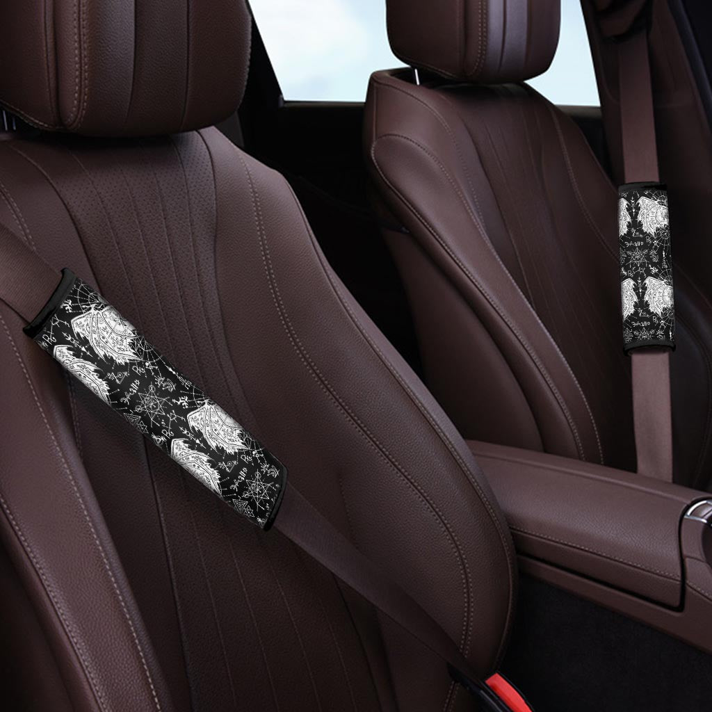 Satanic Demon Gothic Witch Seat Belt Cover-grizzshop