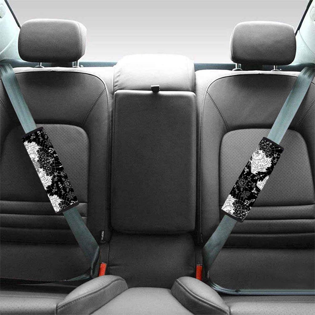Satanic Demon Gothic Witch Seat Belt Cover-grizzshop