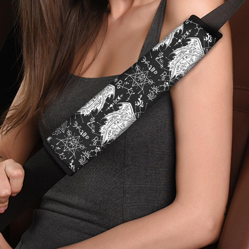 Satanic Demon Gothic Witch Seat Belt Cover-grizzshop