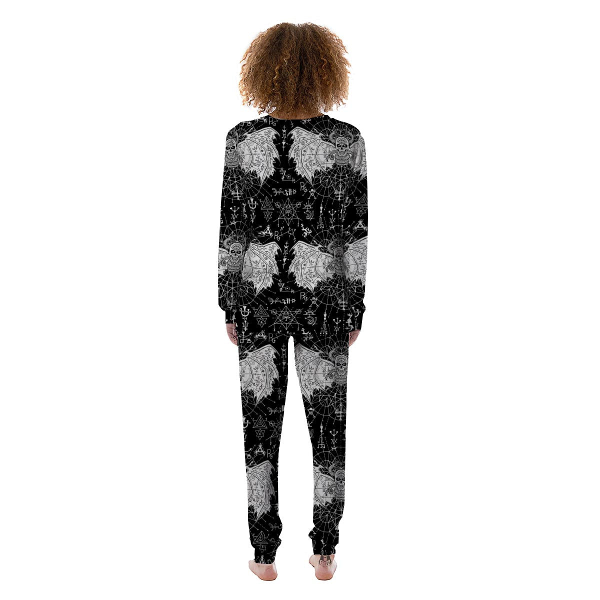 Satanic Demon Gothic Witch Women's Pajamas-grizzshop