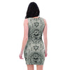 Satanic Devil Gothic Witch Bodycon Dress-grizzshop