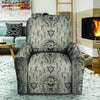 Satanic Devil Gothic Witch Recliner Cover-grizzshop