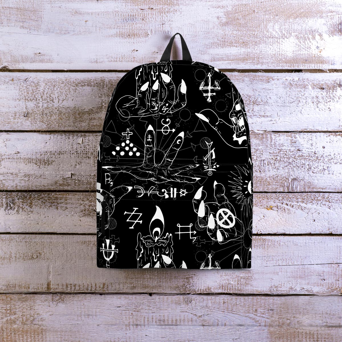 Satanic Gothic Witch Backpack-grizzshop