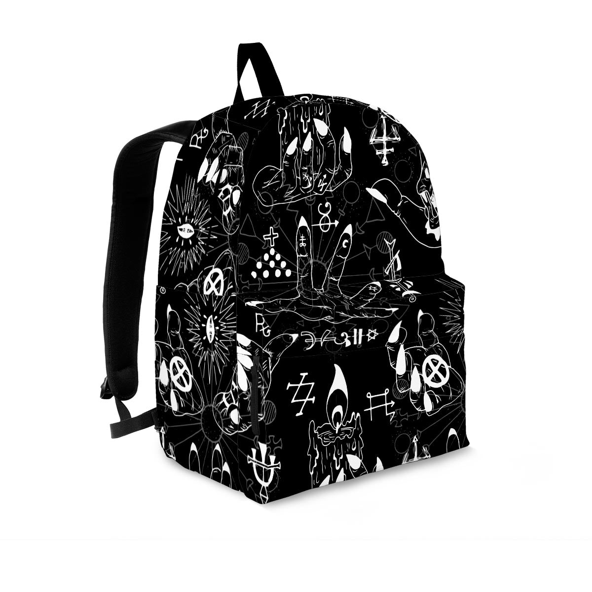 Satanic Gothic Witch Backpack-grizzshop