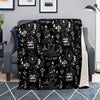 Satanic Gothic Witch Blanket-grizzshop