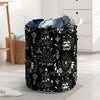 Satanic Gothic Witch Laundry Basket-grizzshop