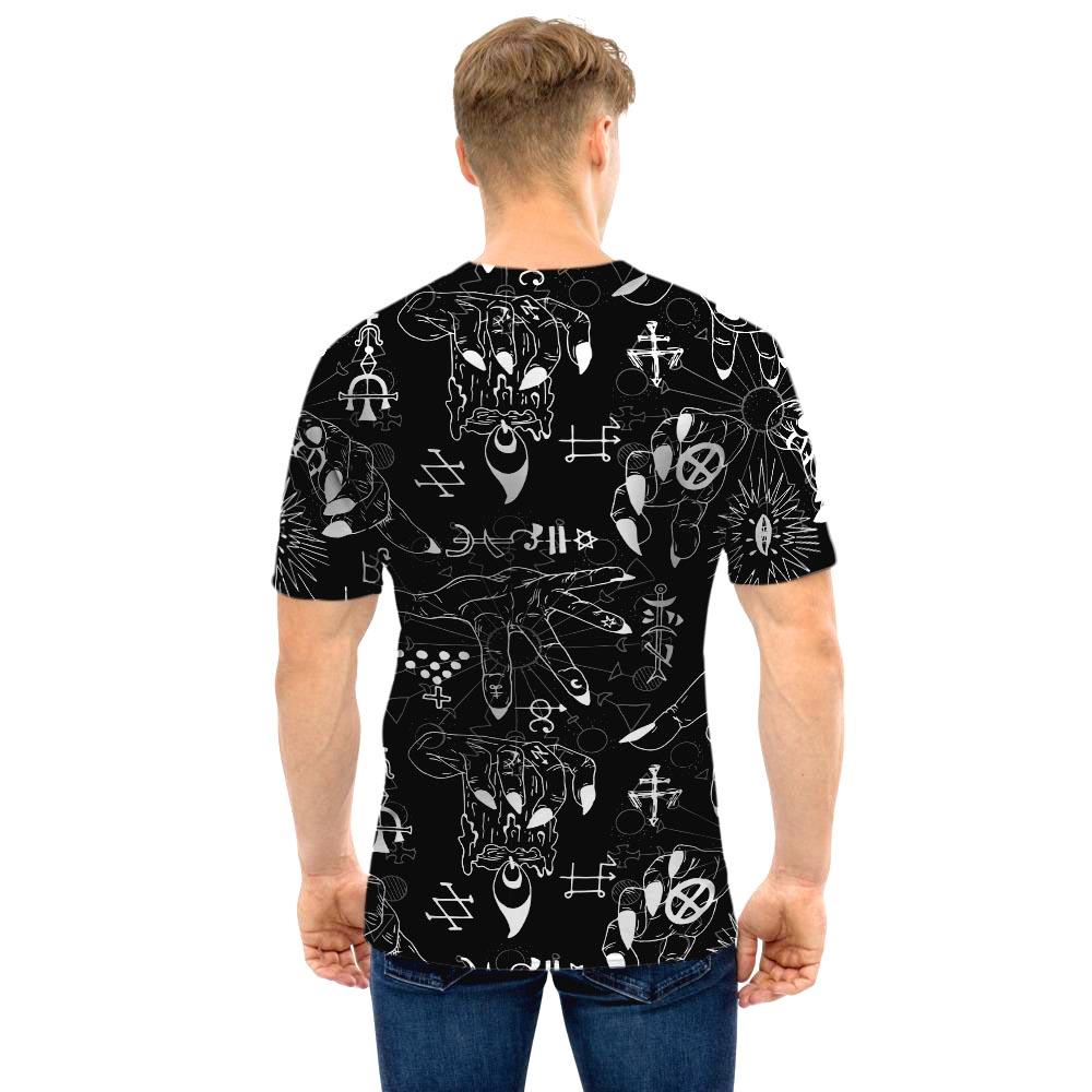 Satanic Gothic Witch Men T Shirt-grizzshop