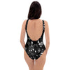 Satanic Gothic Witch One Piece Swimsuite-grizzshop