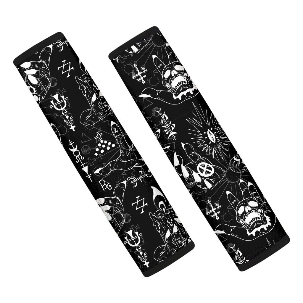 Satanic Gothic Witch Seat Belt Cover-grizzshop