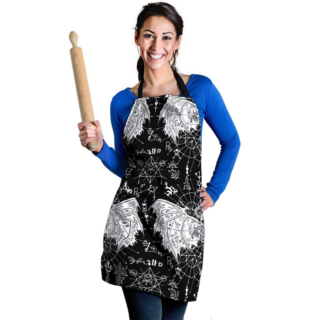 Satanic Demon Gothic Witch Women's Apron-grizzshop