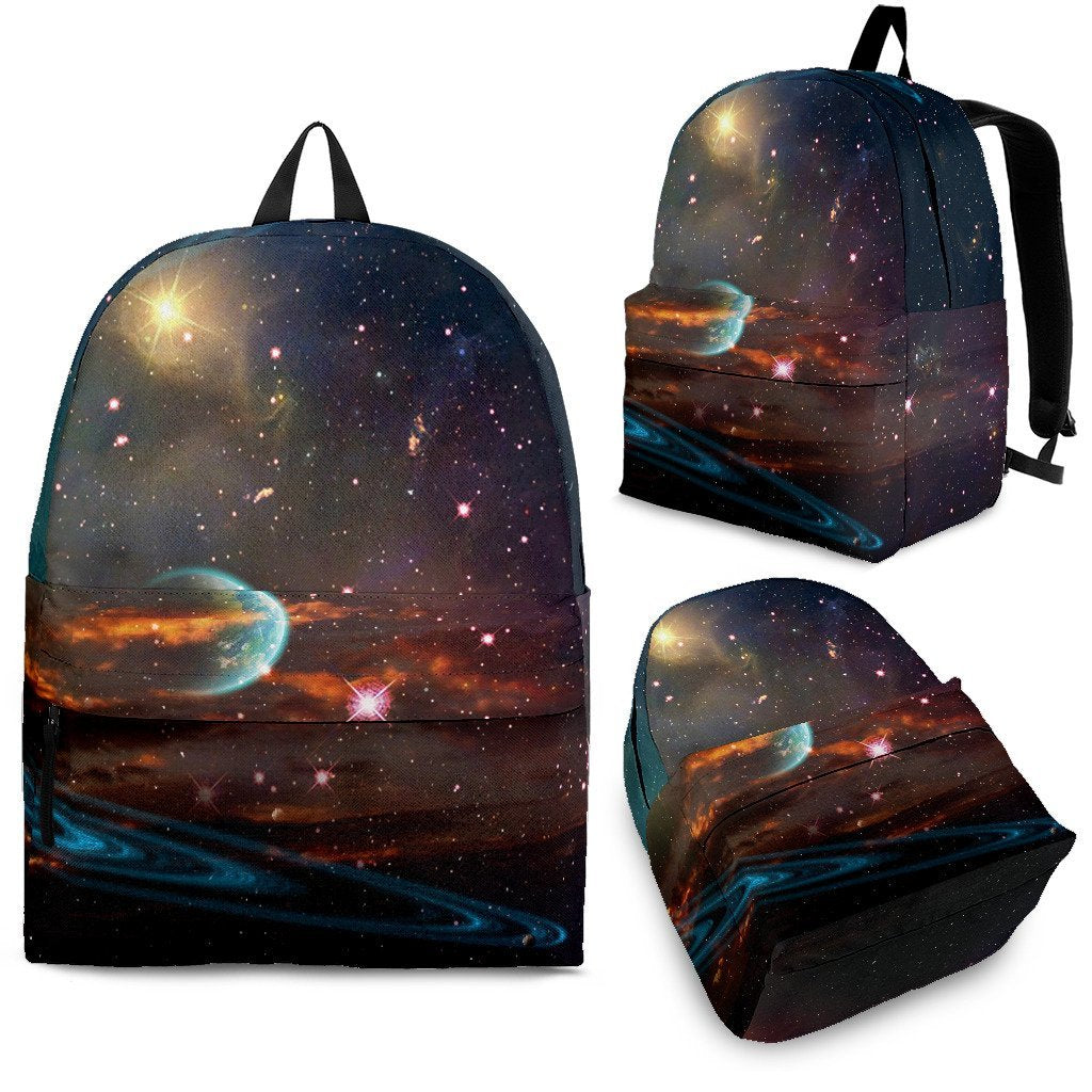 Satun Galaxy Space Print Premium Backpack-grizzshop