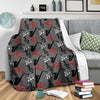 Saxophone Pattern Print Blanket-grizzshop