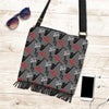 Saxophone Pattern Print Crossbody Bags-grizzshop