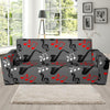 Saxophone Pattern Print Sofa Covers-grizzshop