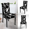 Saxophone Print Pattern Chair Cover-grizzshop