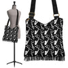 Saxophone Print Pattern Crossbody Bags-grizzshop