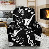 Saxophone Print Pattern Recliner Cover-grizzshop