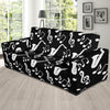 Saxophone Print Pattern Sofa Covers-grizzshop