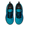 Scales Turquoise Snake Print Pattern Black Sneaker-grizzshop