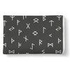 Scandinavian Viking Futhark Norse Runes Pattern Print Throw Blanket-grizzshop