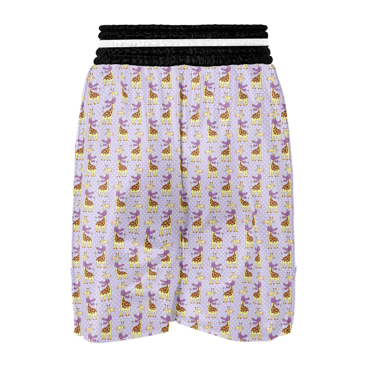 Scarf With Giraffe Print Pattern Boxing Shorts-grizzshop