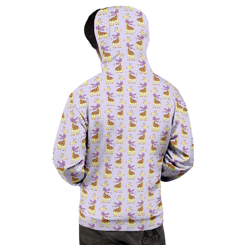 Scarf With Giraffe Print Pattern Men's Hoodie-grizzshop