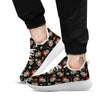 Scary Clown Halloween Print Pattern White Athletic Shoes-grizzshop