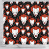 Scary Clown Pattern Print Bathroom Shower Curtain-grizzshop