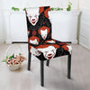 Scary Clown Pattern Print Chair Cover-grizzshop