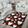 Scary Clown Pattern Print Floor Mat-grizzshop