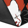 Scary Clown Pattern Print Floor Mat-grizzshop