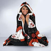 Scary Clown Pattern Print Hooded Blanket-grizzshop