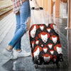 Scary Clown Pattern Print Luggage Cover Protector-grizzshop