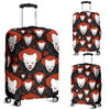 Scary Clown Pattern Print Luggage Cover Protector-grizzshop