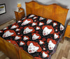 Scary Clown Pattern Print Quilt-grizzshop