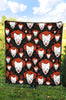 Scary Clown Pattern Print Quilt-grizzshop