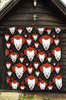 Scary Clown Pattern Print Quilt-grizzshop