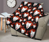 Scary Clown Pattern Print Quilt-grizzshop