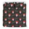 Scary Clown Print Pattern Duvet Cover Bedding Set-grizzshop